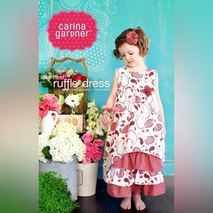 NEW Carina Gardner, Love Nest Ruffle Dress Sewing Pattern